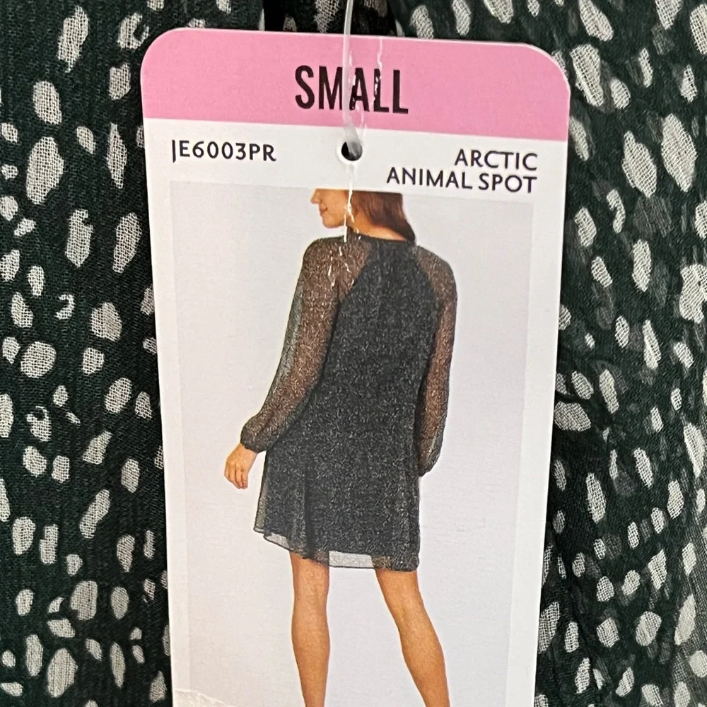 Joie limited edition balloon sleeve arctic animal spot dress, size S - Picture 2 of 10